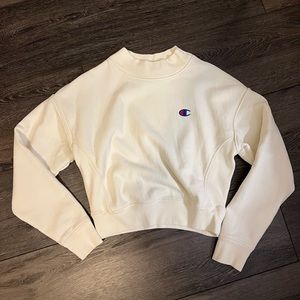Champion cream mock neck